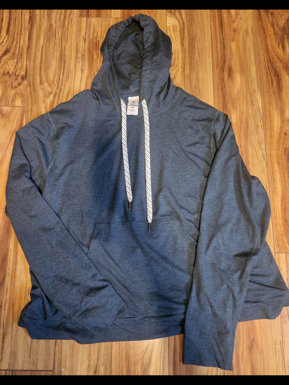 Teal Women’s Heather Charcoal Hooded Pullover Sweatshirt